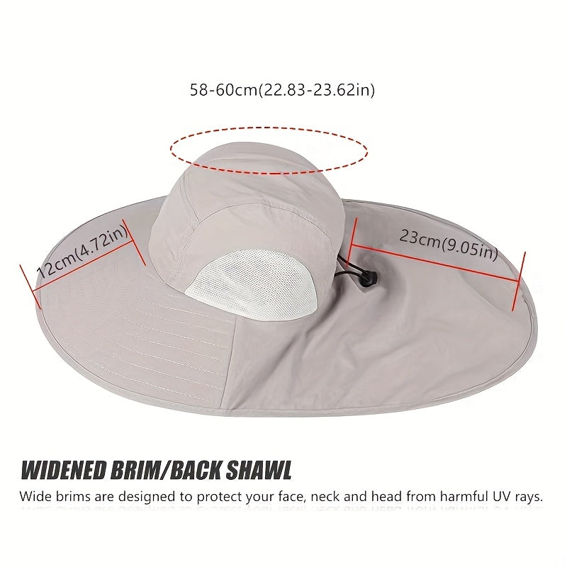 Mesh Breathable Sun Hat Unisex Casual Thin Bucket Hat UV Protection Boonie Hat