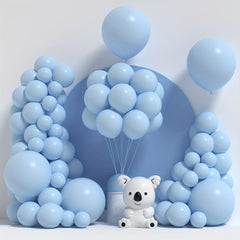 Pastel Balloon Garland Kit for Boy's Birthday Party