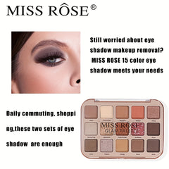 15 Color Matte & Glitter Eyeshadow Palette