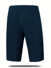 Men's Comfy Zipper Pocket Shorts for Summer Fitness