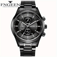 Men's Ultra Thin Steel Strap Sports Watch