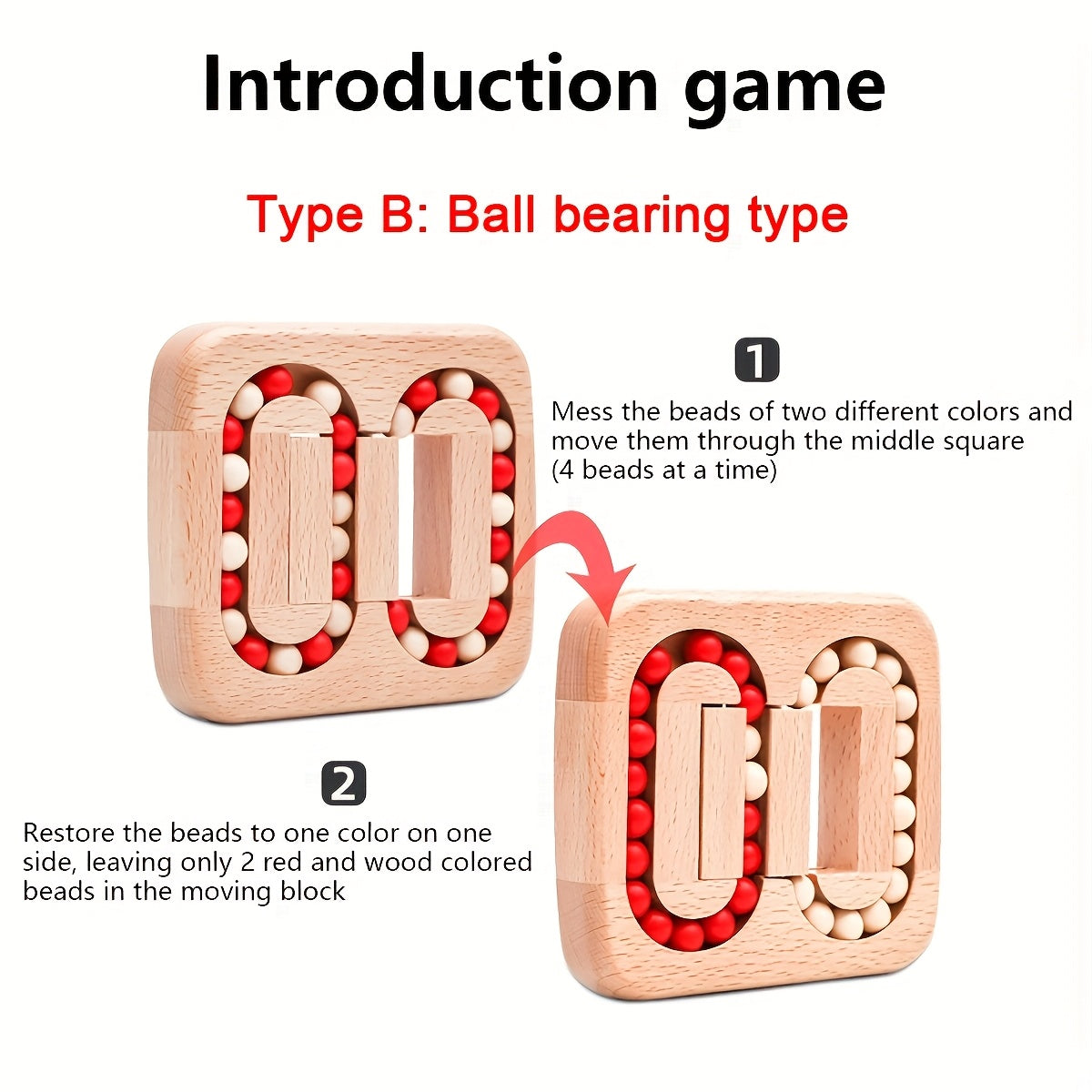 Wooden Puzzles Magic Ball Intelligence Toys Brain Games Spherical Puzzles