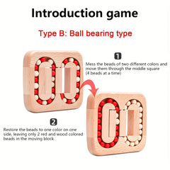 Wooden Puzzles Magic Ball Intelligence Toys Brain Games Spherical Puzzles