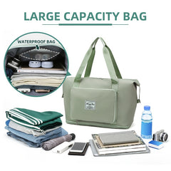 Foldable Tote Bag Dry Wet Separation Gym Fitness Swimming Lightweight