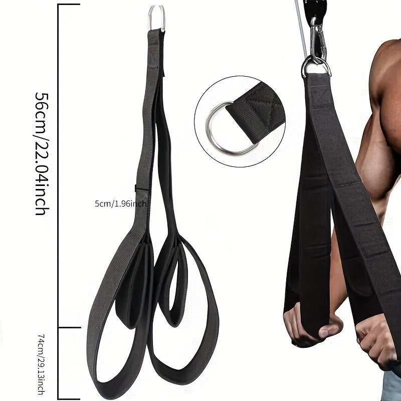 Weight Training Pull Rope Loops With Handle And Buckle
