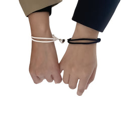 Magnetic Couple Bracelet Set, Love Couple Bracelet