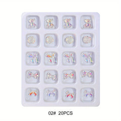 Resin Butterfly Nail Charms for Nail Art and Earring Decor