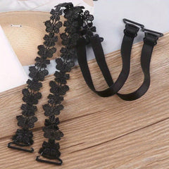 Flower Lace Bra Straps Comfortable Invisible Strap Women's Lingerie