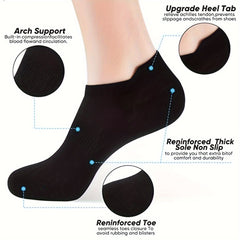 12 Pairs Men's Mid Crew Sport Socks Sweat Absorbing Comfy Breathable Socks