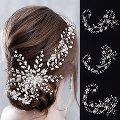 Rhinestone Crystal Headband Tiara Hairband for Bride