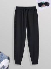 Men's Graphic Print Casual Sweatpants Drawstring Pocket
