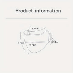 Sunproof Ice Mask Gradient Ear Hook Elastic Mask UV Protection Face Covering