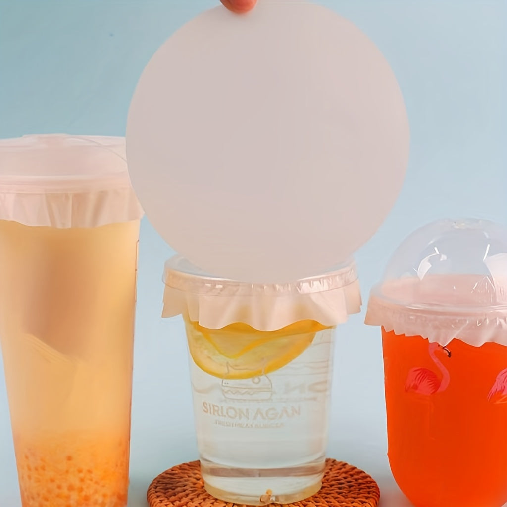 100pcs Beverage Sealing Cups for Coffee Juice Cold Drinks