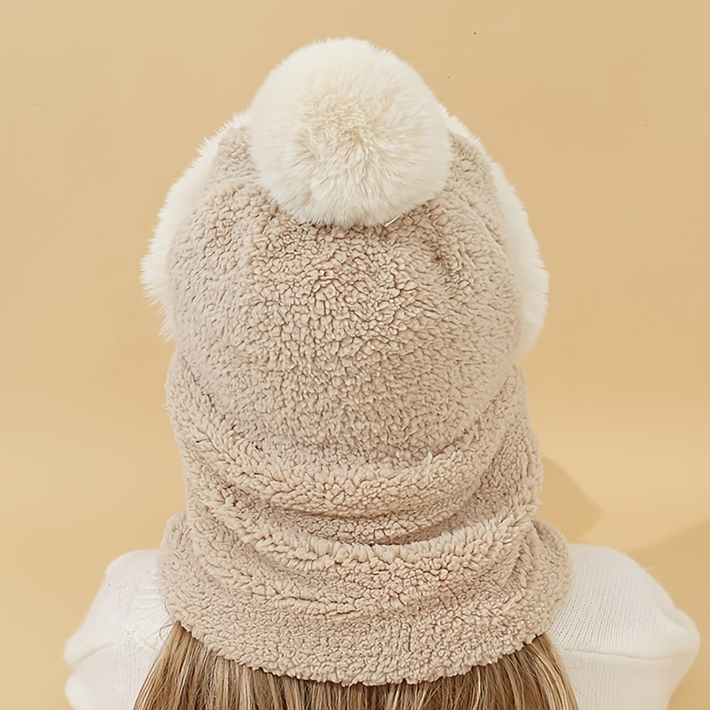 Windproof Scarf Hat for Winter Outdoor Activities - Hiking, Skiing