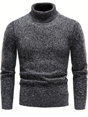 Men's Knitted Turtleneck Pullover Warm Top