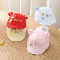 Sunshade Bear Baseball Cap for Boys and Girls