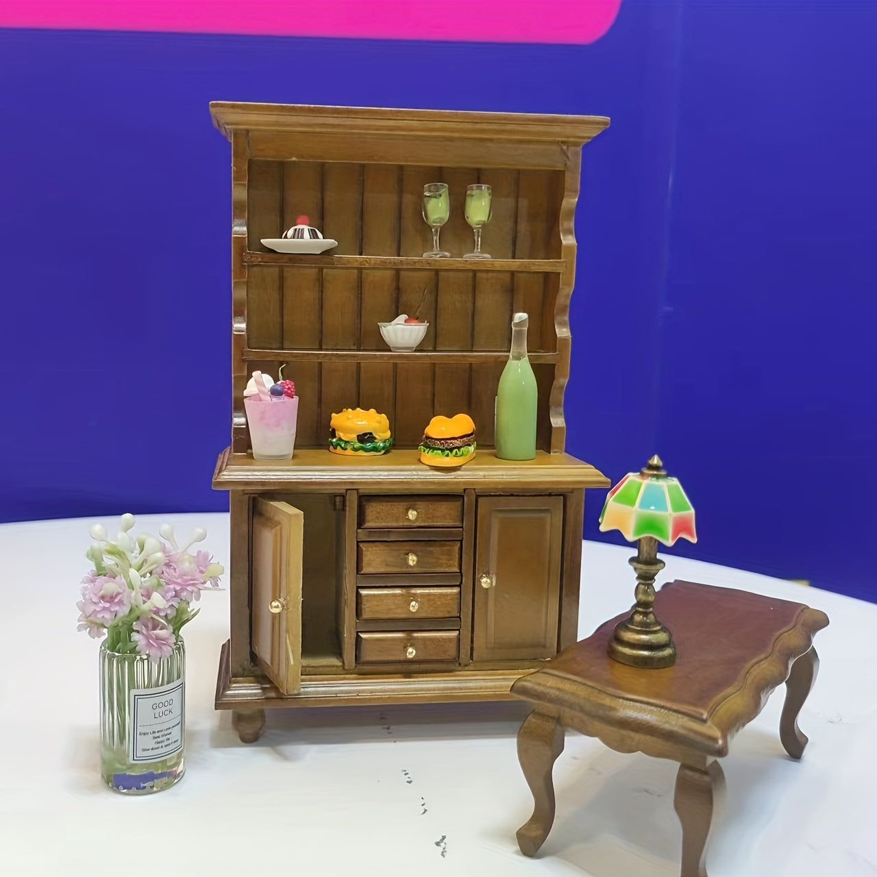 1:12 Dollhouse Furniture Set for DIY Decoration and Scene Building
