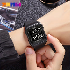 Men's Square Electronic Watch