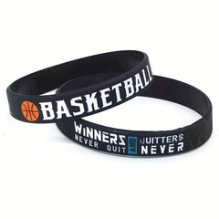 Basketball Believe You Can Silicone Wristband