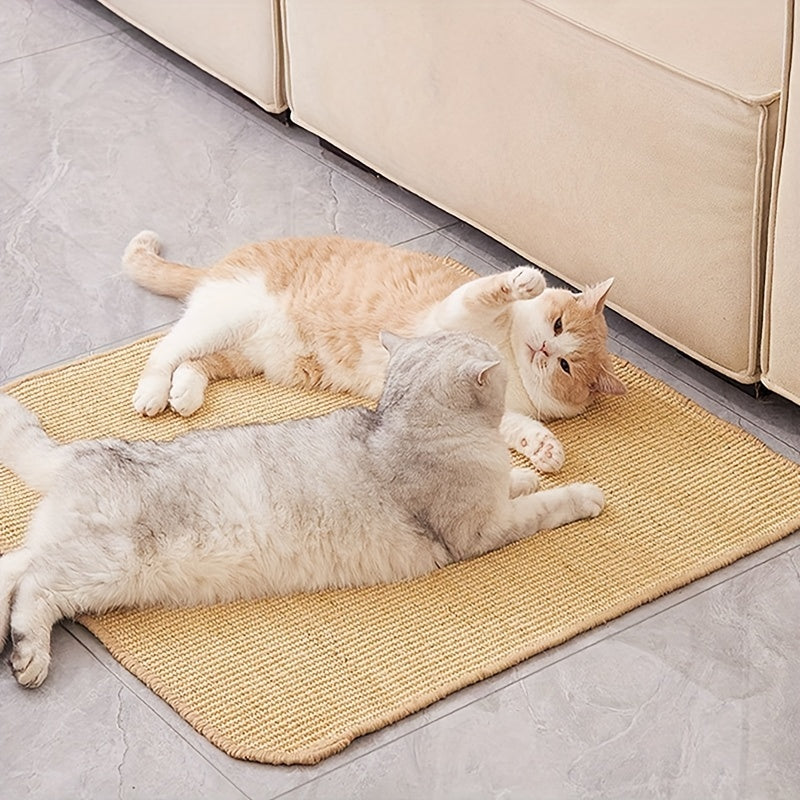 Sisal Cat Scratch Mat Protects Carpets Sofas