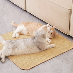 Sisal Cat Scratch Mat Protects Carpets Sofas