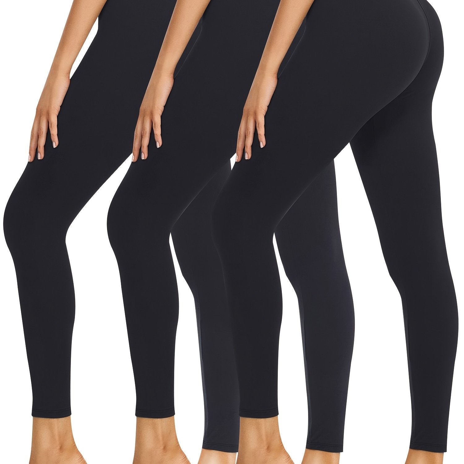 3Pcs High Waist Yoga Leggings Women's Activewear