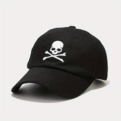 Skull Pattern Cotton Baseball Cap for Men