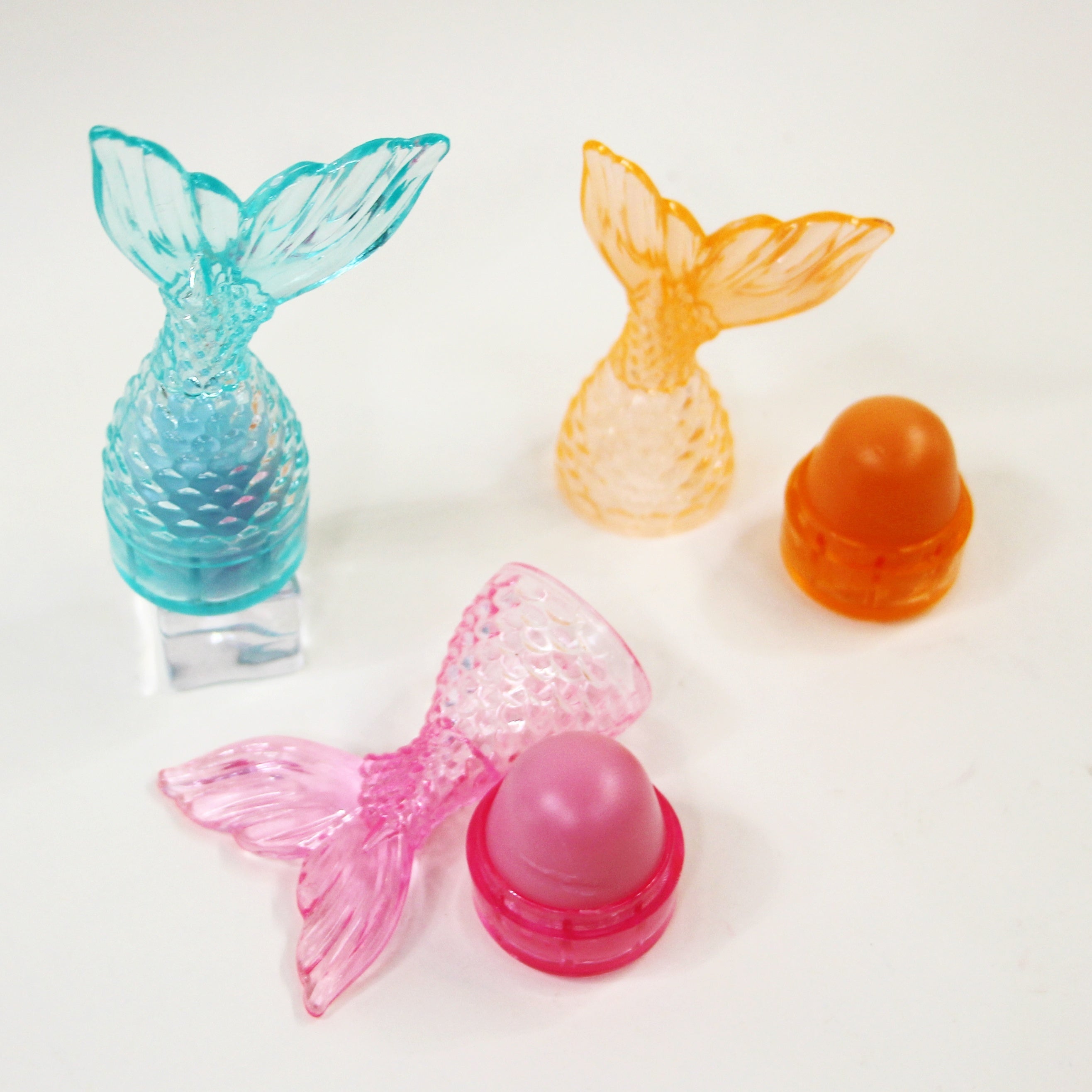 6pcs Mermaid Tail Lip Balm Set Moisturizing Lip Care Daily Use