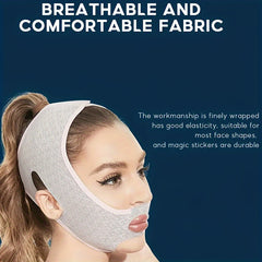 V Shape Face Bandage Double Chin Lift Firming Sagging Prevention Mask