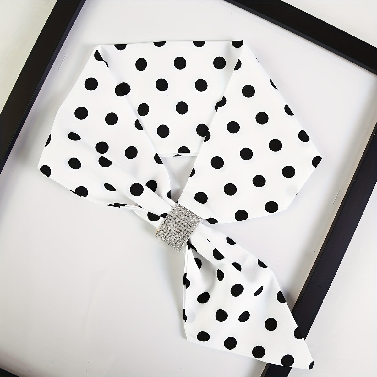 Satin Silky Printed Scarf Short Neck Scarfs Outdoor Shawl Wrap