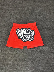 Letter & Graphic Print Skinny Shorts 3 Pack Women's Casual Yoga Shorts