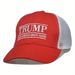 Letter Embroidery Baseball Cap Adjustable Trucker Hat Mesh Unisex Dad Hats