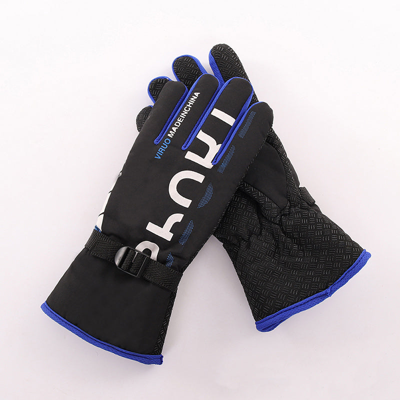 Waterproof Snowboard Gloves for Motorcycle Riding and Skiing