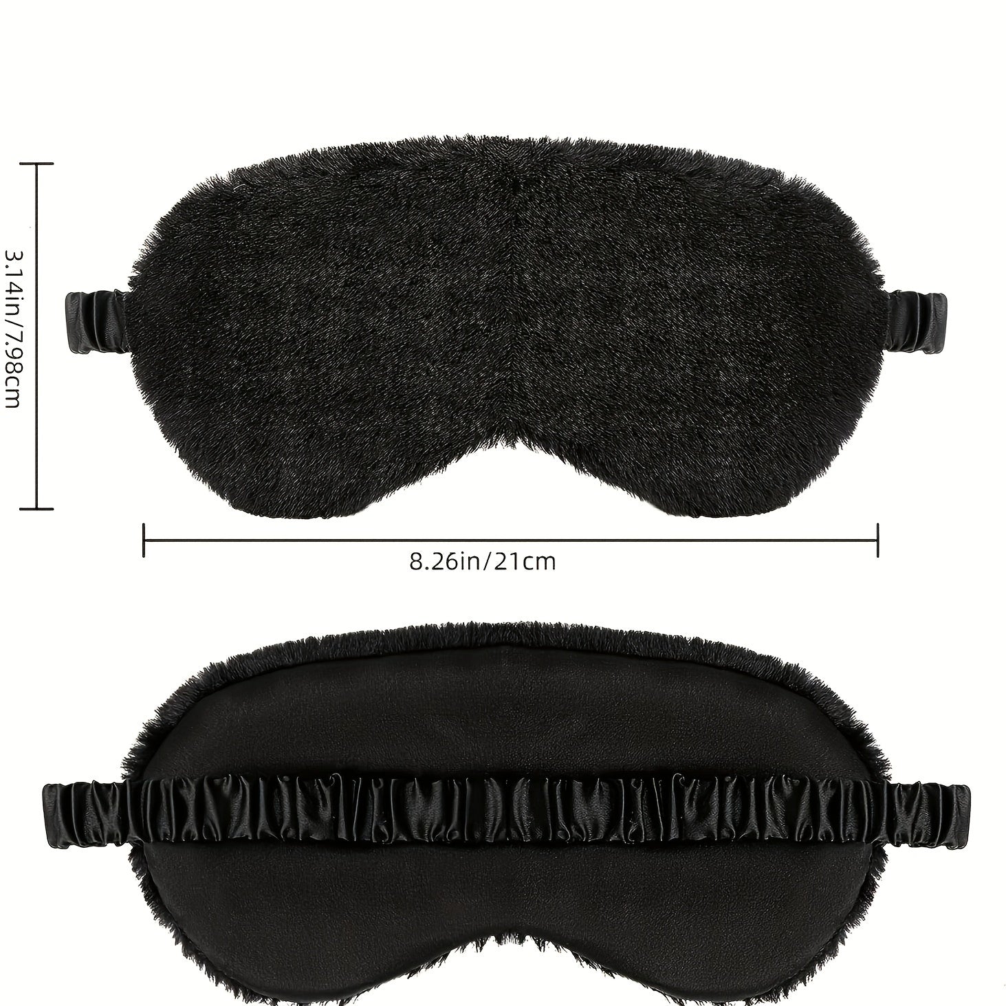 Comfort Plush Sleep Eye Mask Blackout Blindfold for Full Night's Sleep