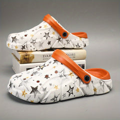 Men's Star Clog Slippers Assorted Colors Casual Slippers