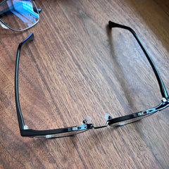 Minimalist Glossy Half frame Glasses