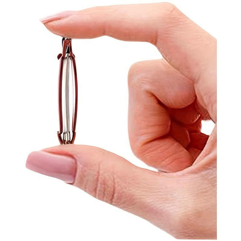 Compact Folding Readers Clear Lens Light Glasses Spring Hinge