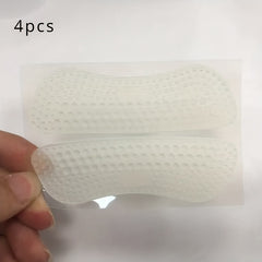 4pcs Silicone Heel Stickers Non Slip Heel Cushions Shoe Pads Foot Protector