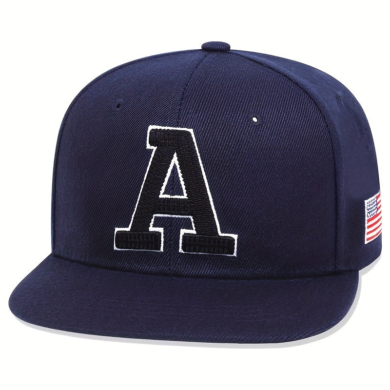 Men's A Letter Baseball Cap Unisex Adjustable Dad Hat Snapback Gift