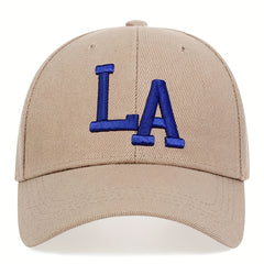 Unisex LA Embroidery Baseball Cap for Spring and Autumn