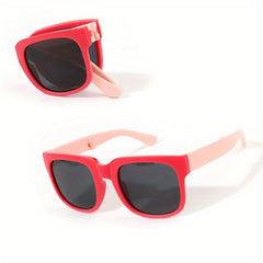 Children's Folding Bicolour Sunglasses UV Protection