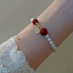 Retro Pearl Lucky Bracelet Niche Bracelet For Girlfriend
