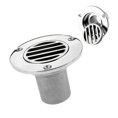 Marine Floor Deck Drain Scupper Stainless Steel for Boat Yacht