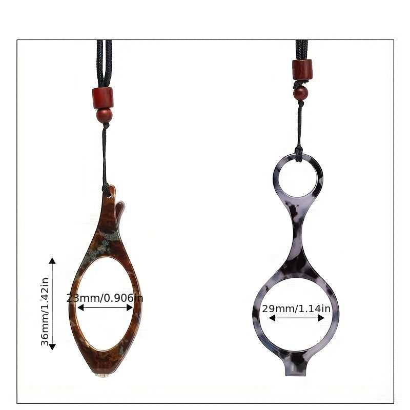 Fashionable Hanging Neck Reading Magnifying Glass for Elderly Men Women