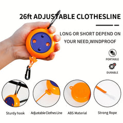 Portable Clothes Drying Line for Camping and Travel