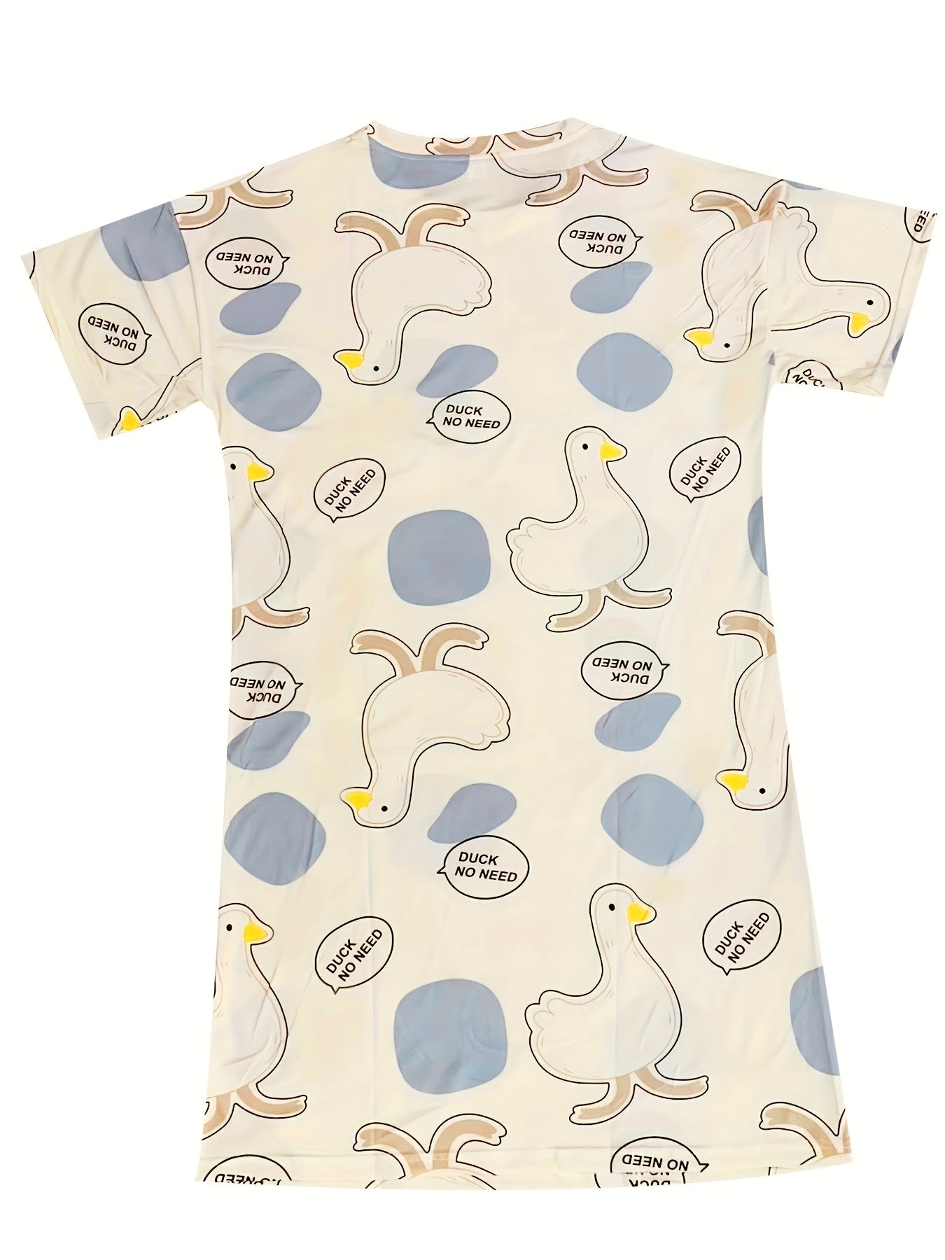 Duck Print NightDress Women's Sleepwear