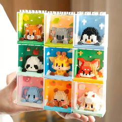 Zoo Building Blocks Box Series Holiday Gift Desktop Ornament