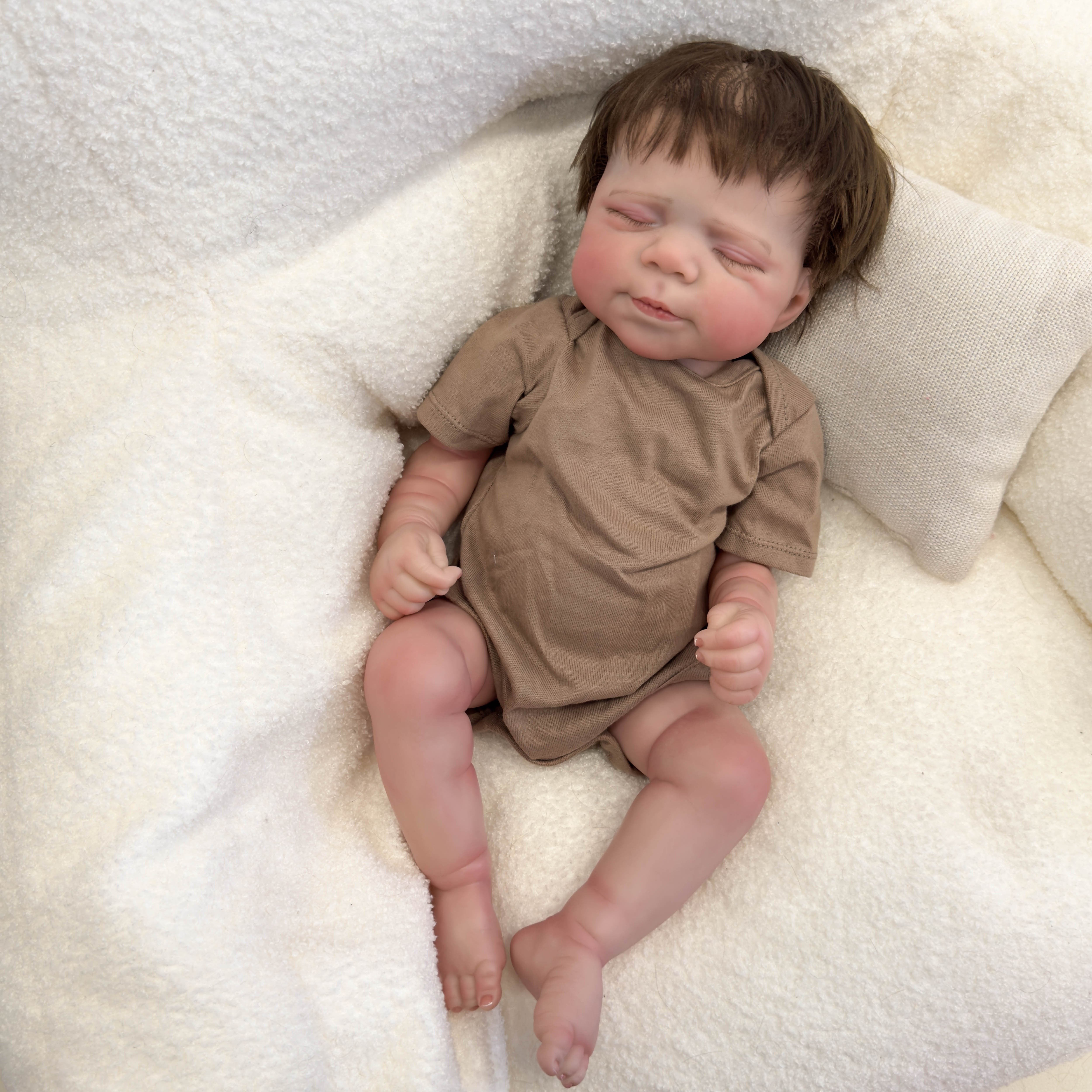 48 Newborn Anime Themed Full Body Silicone Doll with 3D Skin Painting