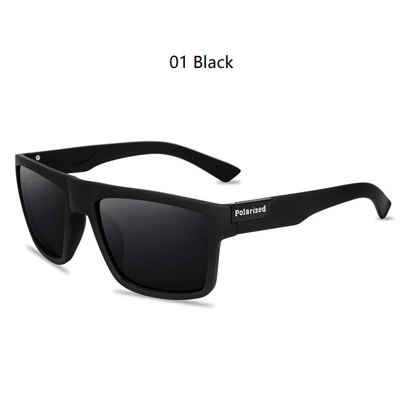 Vintage Square Frame Polarized Sunglasses for Men & Women