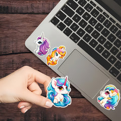 52pcs Cat Stickers Waterproof DIY Stickers for Water Bottles Laptops Mobiles